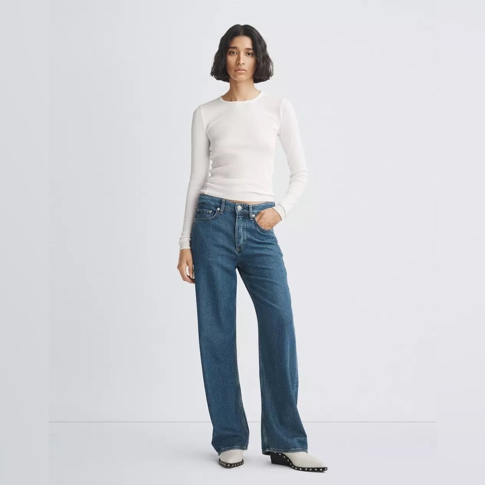 RAG & BONE LOGAN LOW RISE FEATHERWEIGHT JEANS